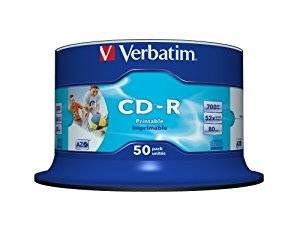 VERBATIM CD-R PRINTABLE SP-50  43438
