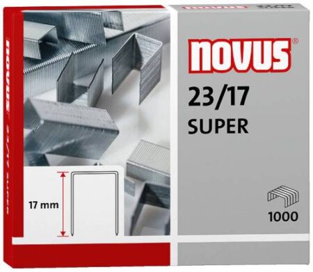 NOVUS STAPLES 23/17 (1000) SUPER