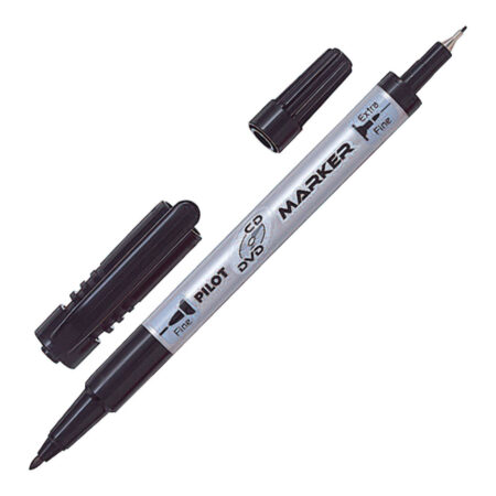 PILOT MARKER TWIN FOR CD  BLACK SCA-TMCD-B