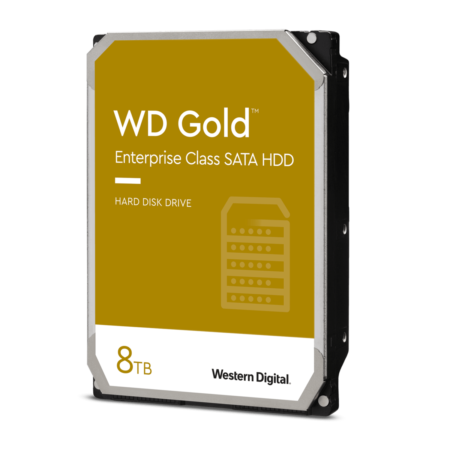 WESTERN DIGITAL HDD 8TB 3.5"/256MB SATA CACHE GOLD WD8004FRYZ