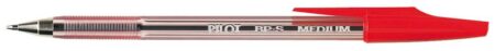 PILOT PEN BP-S MEDIUM RED