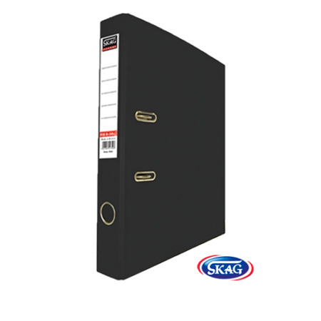 SKAG PREMIUM BOX FILE F/C PVC 4CM BLACK 4/34