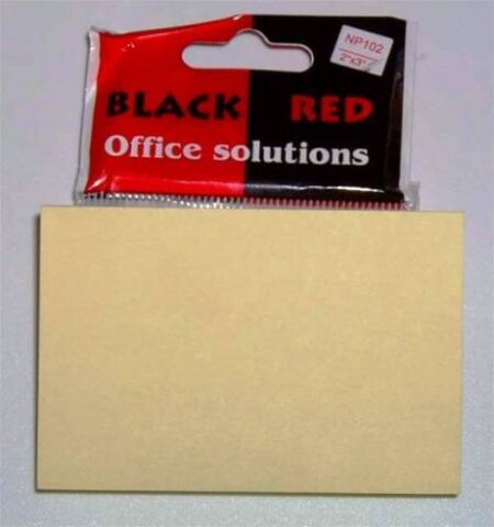B/R STICK NOTES YELLOW 51X76(2X3") NP102/ BR43002
