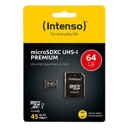 INTENSO MICRO SD CARD UHS-I 64GB SDXC