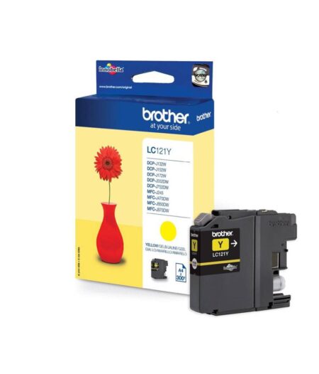 BROTHER Ink Cartridge LC121Y