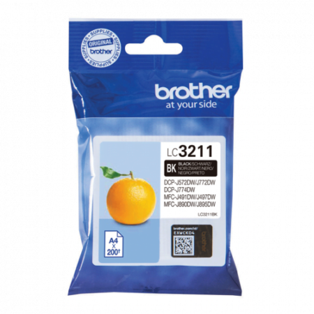 BROTHER INK CARTRIDGE LC3211 BLACK