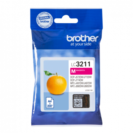 BROTHER INK CARTRIDGE LC3211 MAGENTA