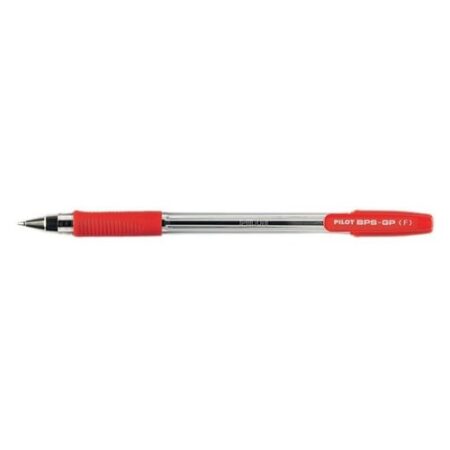 PILOT PEN BPS-GP FINE RED W/GRIP BPS-GP-F-R