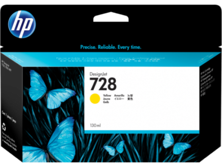 HP Ink Cartridge 728XL Yellow 130ML