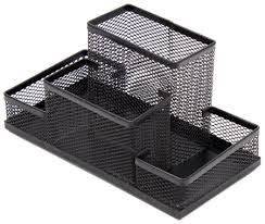 FORPUS TELLENO DESKTOP ORGANISER BLACK 4 PORT F30546