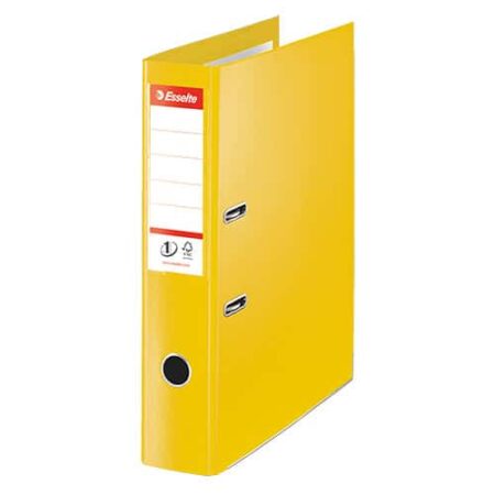 ESSELTE BOX FILE 75MM F/SC YELLOW 48081