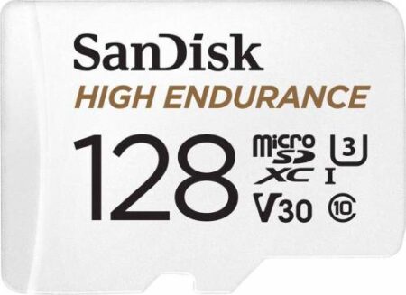 SANDISK High Endurance microSDHC Card 128GB  for Dashcams & home monitor