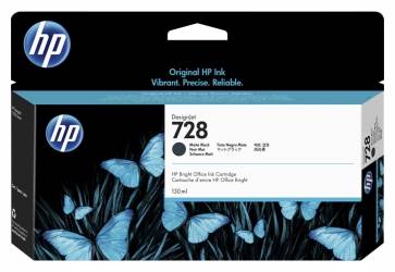 HP Ink Cartridge 728 Matt Black 300ML