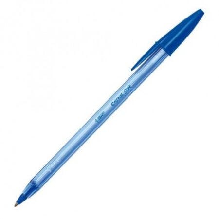BIC CRISTAL ORIGINAL SOFT MEDIUM 1.2MM BLUE PEN