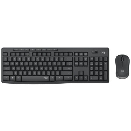 LOGITECH Keyboard+Mouse Set Wireless MK295 US Silent Black (920-009800)