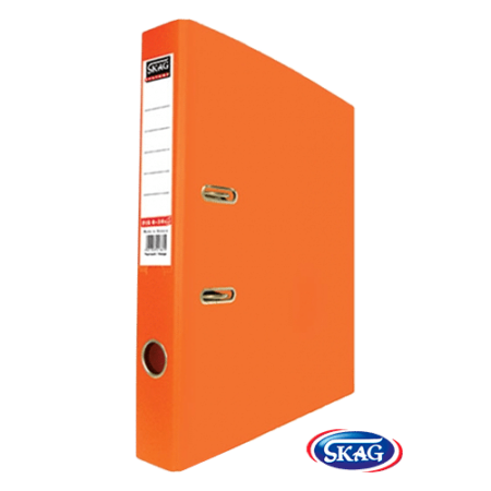 SKAG PREMIUM BOX FILE F/C PVC 4CM ORANGE 4/34