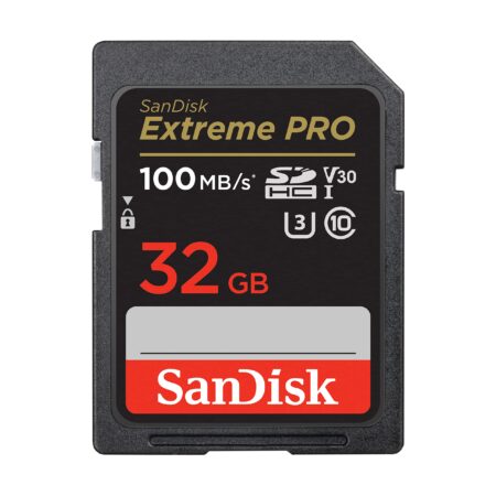 SANDISK EXTREME PRO SDHC 32GB - 100MB/s V30 UHS-I U3