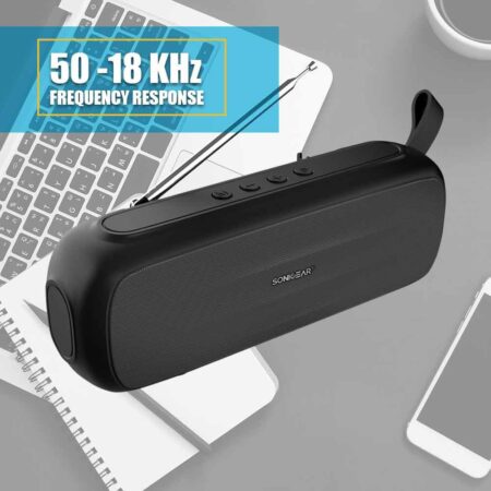 SONICGEAR P8000 BT/FM/USB/SD SPEAKER BLACK 10 WATTS