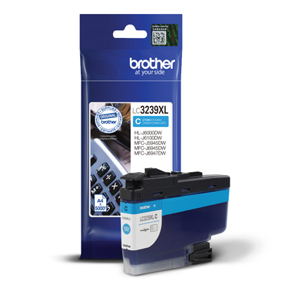 BROTHER INK CARTRIDGE LC3239XL CYAN