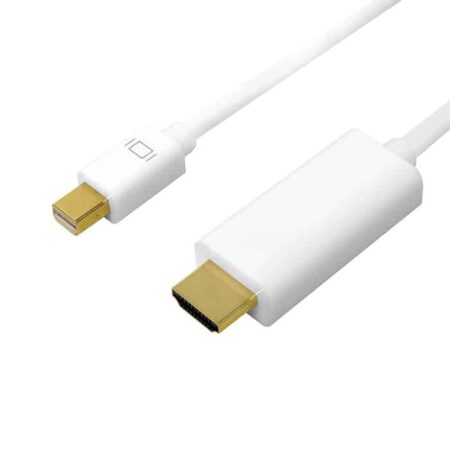 LOGILINK VIDEO CABLE DISPLAYPORT TO HDMI 2M WHITE CV0055