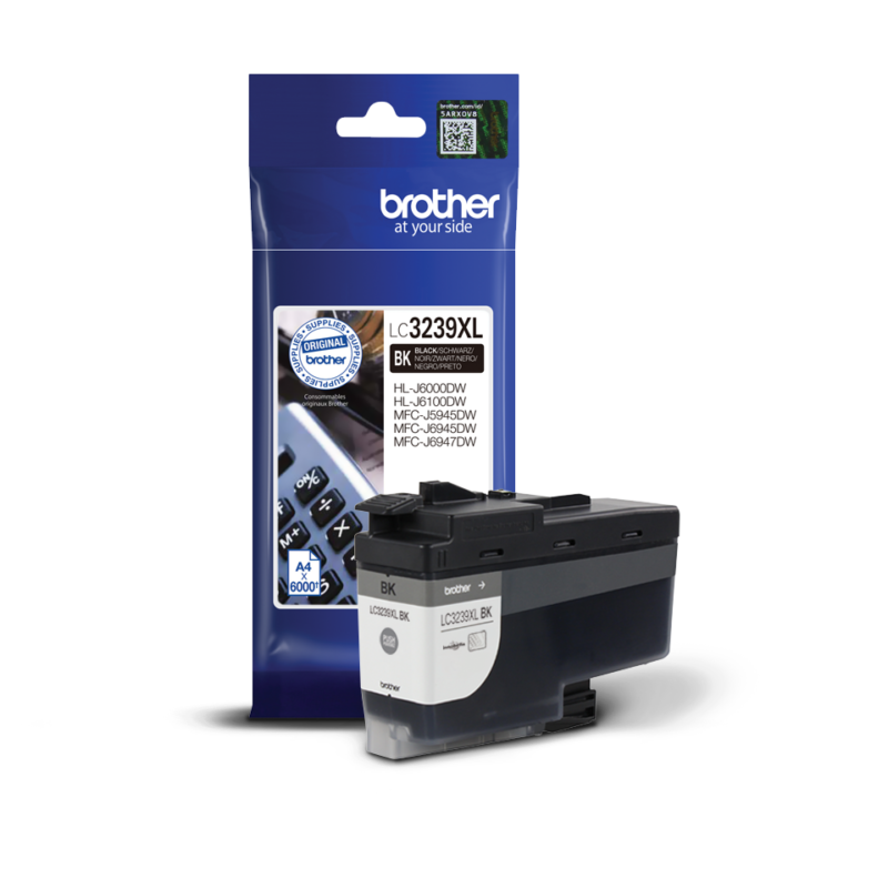 BROTHER INK CARTRIDGE LC3239XL BLACK (6000 pages)