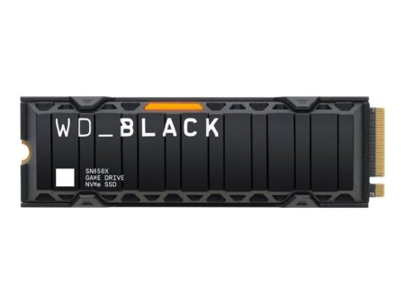 WESTERN DIGITAL SSD M2 2280 1TB PCIE GEN4 7300/6300 HEATSINK (BLACK) WDS100T2XHE