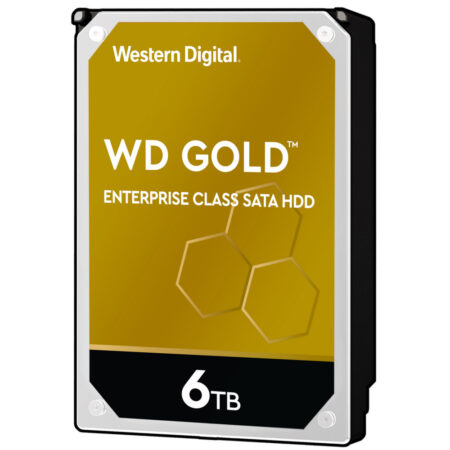 WESTERN DIGITAL HDD 6TB 3.5" SATA GOLD CACHE