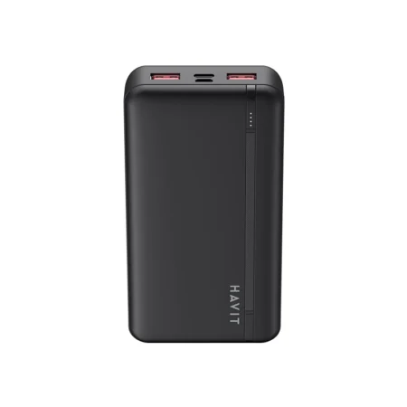 HAVIT POWERBANK 2x USB-A & 1x USB-C 20000mAh BLACK PB92