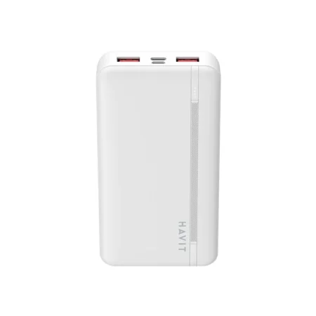 HAVIT POWERBANK 2x USB-A & USB-C 20000mAh WHITE PB92
