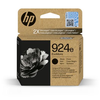 HP INK CARTRIDGE EvoMore 924e BLACK XL 4K0V0NE
