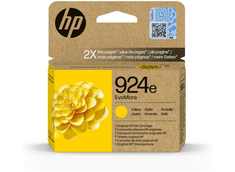 HP INK CARTRIDGE EvoMore 924e YELLOW XL 4K0U9NE