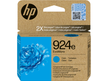 HP INK CARTRIDGE EvoMore 924e CYAN XL 4K0U7NE