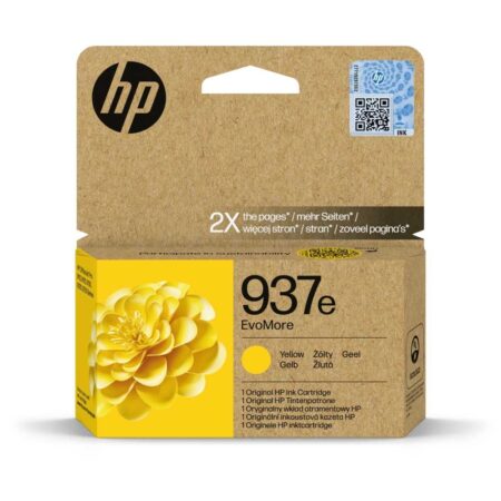 HP INK CARTRIDGE EvoMore 937e YELLOW XL 4S6W8NE