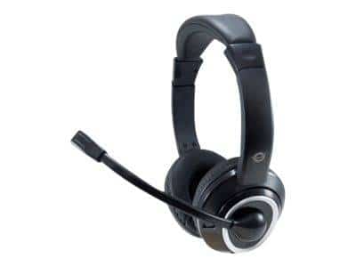 CONCEPTRONIC HEADSET ON-EAR WIRED ONE JACK 2M BLACK 347703