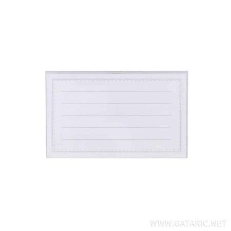 TTO NAME BADGE 60X90MM WITH CLAMP CLIP 403380