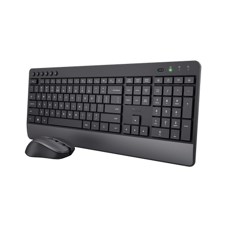 TRUST WIRELESS KEYBOARD & MOUSE TREZO GR BLACK 24918