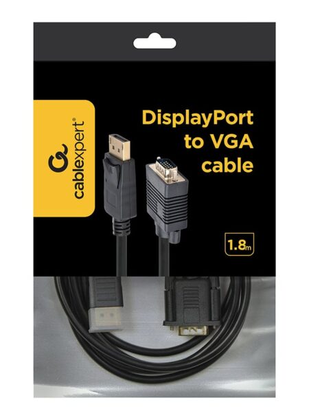 GEMBIRD DISPLAYPORT TO VGA CABLE 1.8M CCP-DPM-VGAM-6
