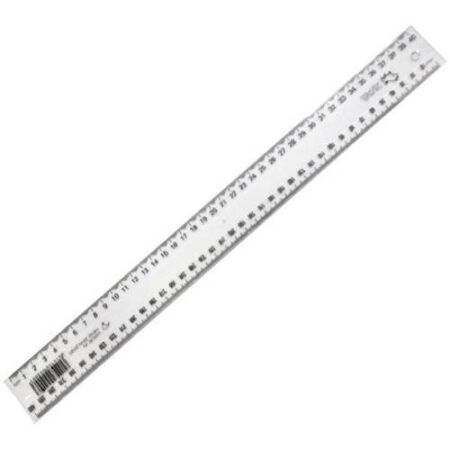 B/R PLASTIC RULER 40CM BR3003