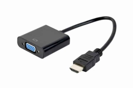 GEMBIRD Adapter HDMI male/VGA female A-HDMI-VGA-04 Black