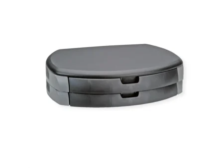 ROLINE MONITOR STAND WITH 2 DRAWERS BLACK