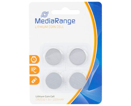 MEDIARANGE BATTERY CR2032 EACH BATTERY