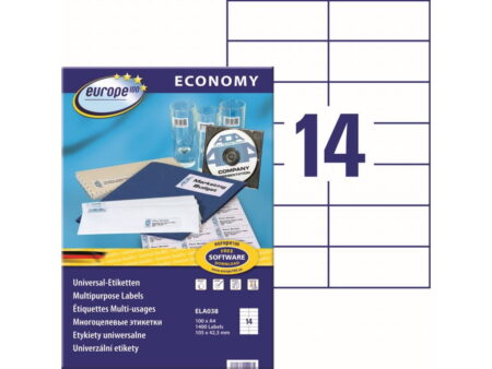 ECONOMY/AVERY LABELS 105X42.3MM ELA038