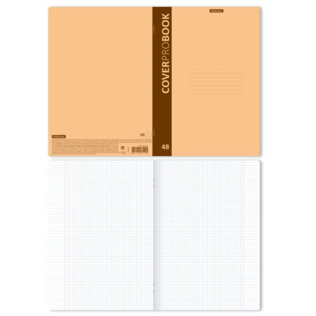 ERICHKRAUSE SQUARED A4 NOTEBOOK NEON ORANGE 48 SHEETS 48222