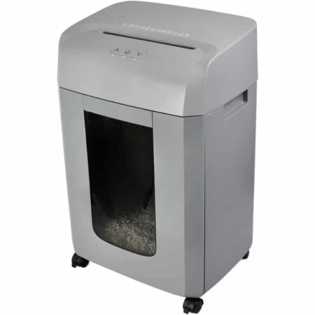 MONOLITH MICRO-CUT HIGH SECURITY P5 PAPER SHREDDER WITH 23L BIN C185 GREY