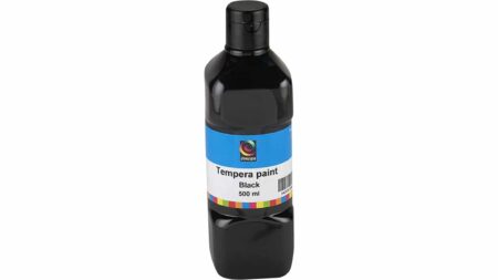 OMEGA TEMPERA PAINT 500ML BLACK TP-3