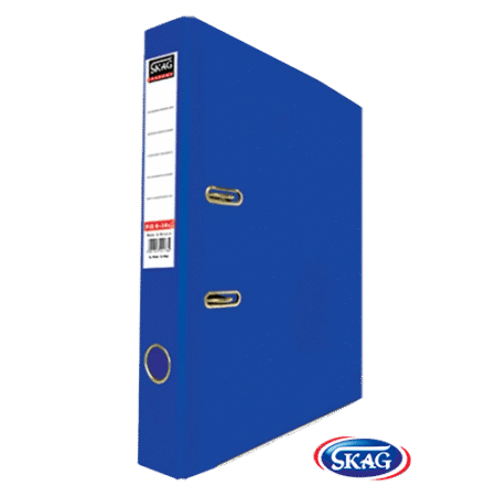 SKAG PREMIUM BOX FILE F/C PVC 4CM BLUE 4/34