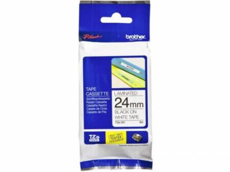 BROTHER TAPE 24MM B/W TZ-251