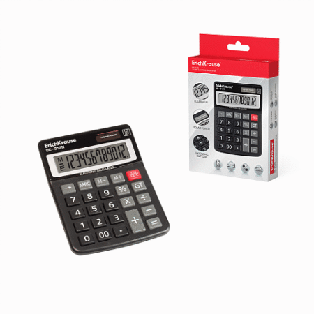 ERICHKRAUSE DESK ELECTRONIC CALCULATOR 12-DIGITS DC-312N 50312