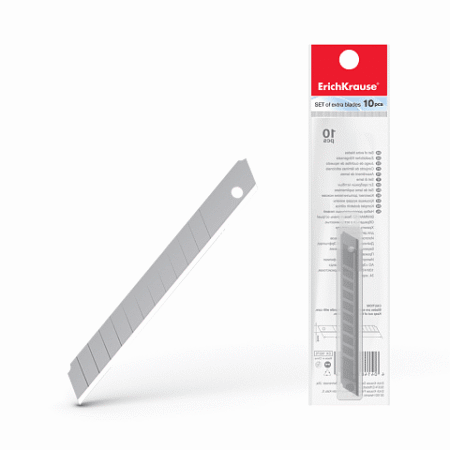 ERICHKRAUSE SET OF ADDITIONAL BLADES FOR CUTTER 9MM (10PCS) 19275