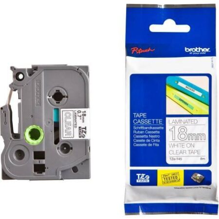 BROTHER TAPE 18MM W/CL. TZ-145